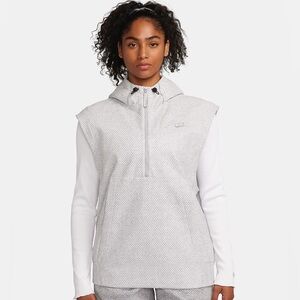 Nike Gray Sleeveless Hooded Vest